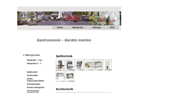 Desktop Screenshot of cateringtechnik.de